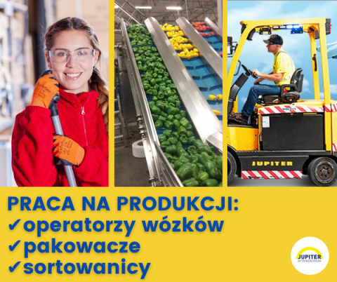 Praca produkcyjna/magazynowa OD ZARAZ