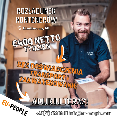 PRACA NA MAGAZYNIE PACZEK KURIERSKICH