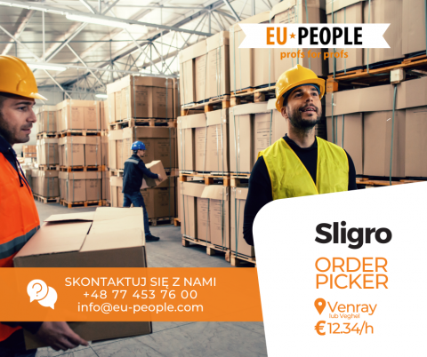 PRACA NA MAGAZYNIE W VENRAY