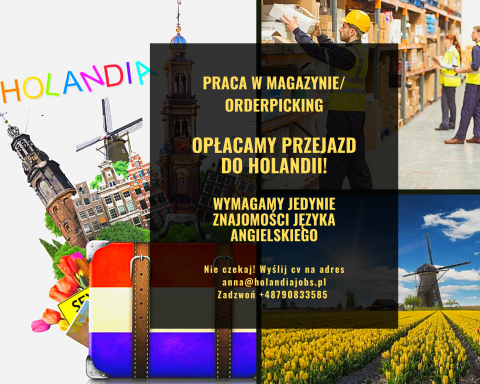 Magazynier/ order picker DARMOWY BUS DO HOLANDII