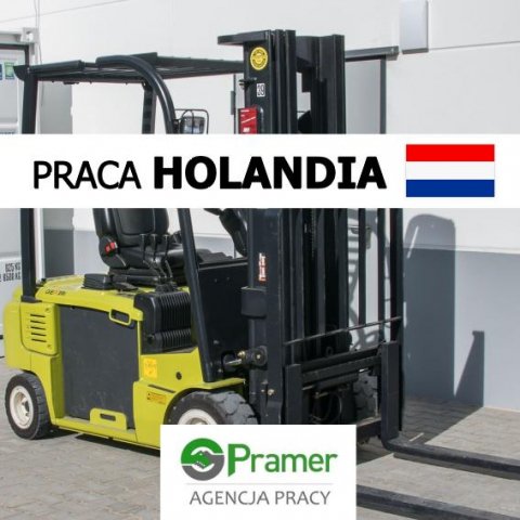 Operator wózka reach truck na magazynie odzieżowym 