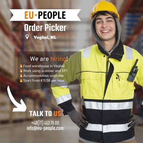 PRACA NA MAGAZYNIE - ORDER PICKER