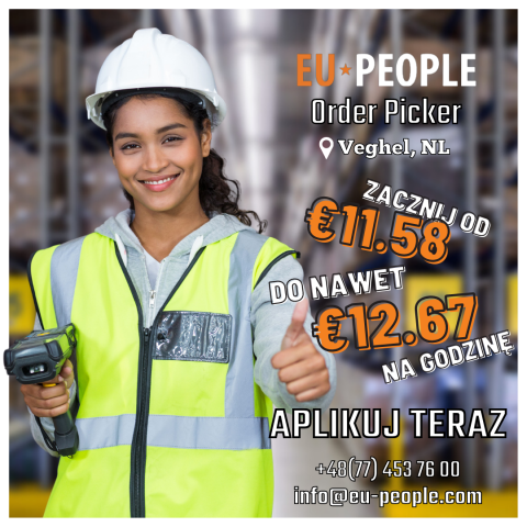 PRACA NA MAGAZYNIE W VENRAY - MROŹNIA