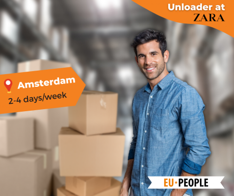 PRACA NA MAGAZYNIE (PÓŁ ETATU) - AMSTERDAM - UTRECHT - EINDHOVEN - DEN HAAG